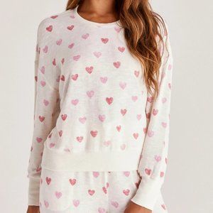 Z Supply Heart Sweater